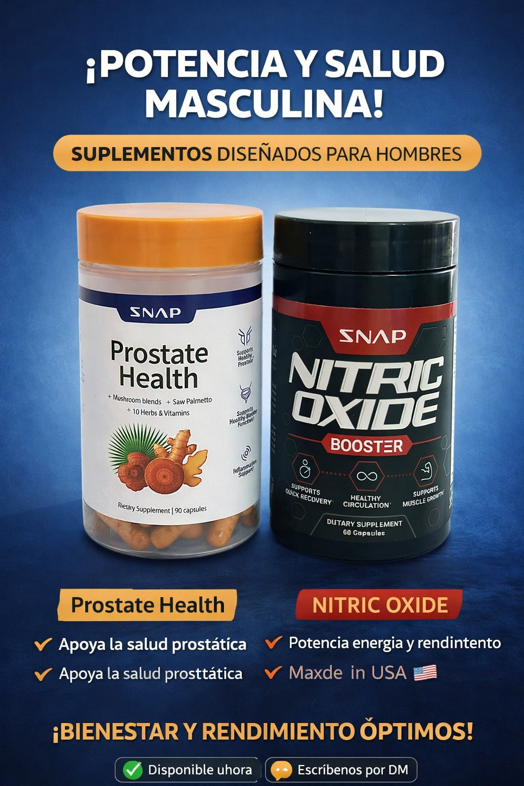 COMBO PROSTATE HEALTH & NITRIC OXIDE