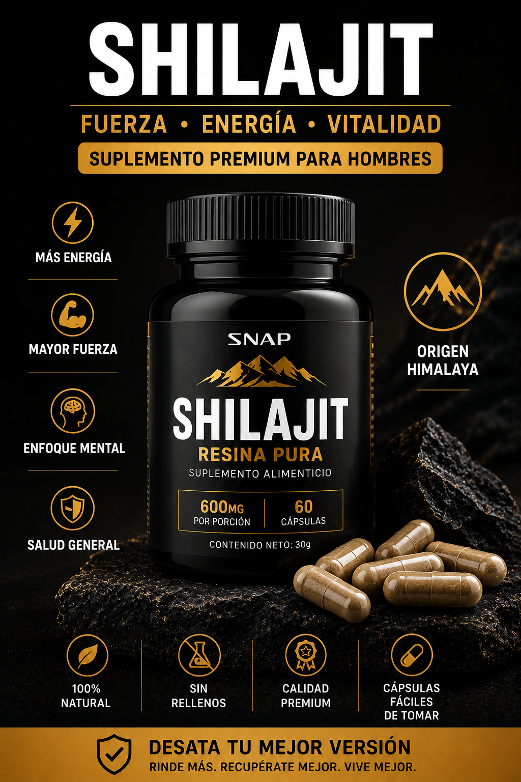 PURE HIMALAYAN SHILAJIT GOLD